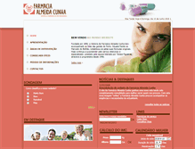 Tablet Screenshot of farmaciaalmeidacunha.com